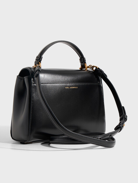 Женская сумка  KARL LAGERFELD k/autograph sm top handle blck, Артикул B1W30291, черный | 4800430. Ракурс 3
