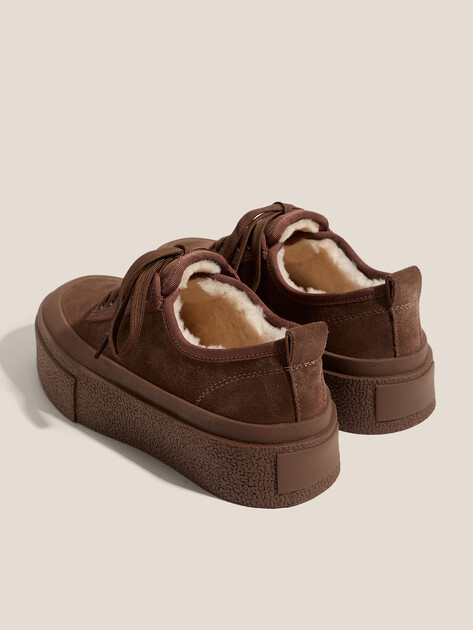 Женские кеды TENDANCE, Артикул HC52060-1, темно-коричневый | 4800887. Ракурс 5