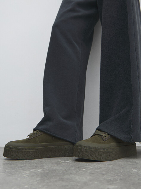 Женские кеды TENDANCE, Артикул HC52060-1, хаки | 4800888. Ракурс 6