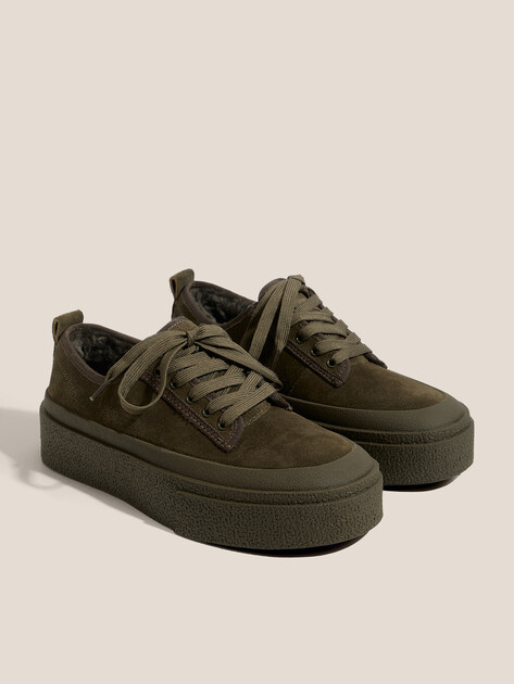 Женские кеды TENDANCE, Артикул HC52060-1, хаки | 4800888. Ракурс 2