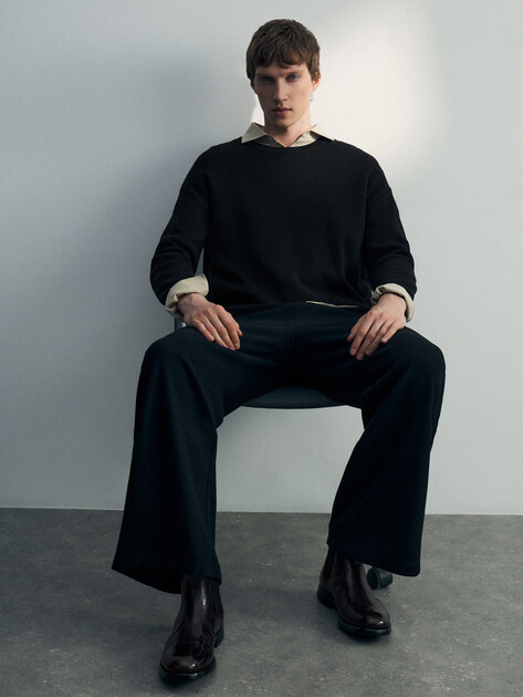 Мужские челси MAISON DAVID, Артикул TTFY6801-01, темно-серый | 4803143. Ракурс 2