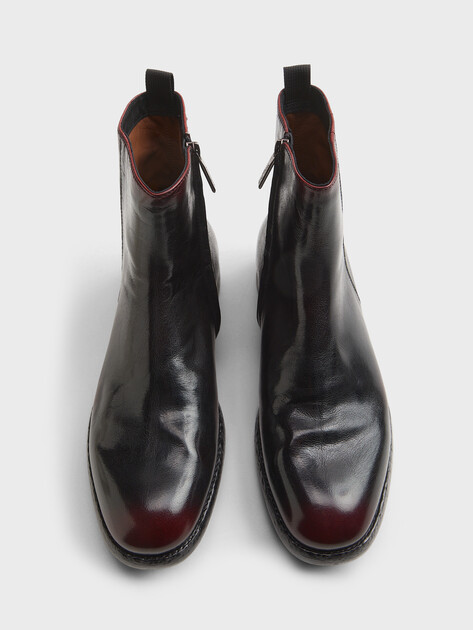 Мужские Ботинки Maison david TTFY6801-02 темно-бордовый