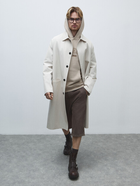 Мужское худи GUESS BEAU HOODIE SWEATSHIRT, Артикул M5YQ36KCN01, бежевый | 4803260. Ракурс 2 Мужское худи GUESS BEAU HOODIE SWEATSHIRT, Артикул M5YQ36KCN01, бежевый | 4803260. Ракурс 2