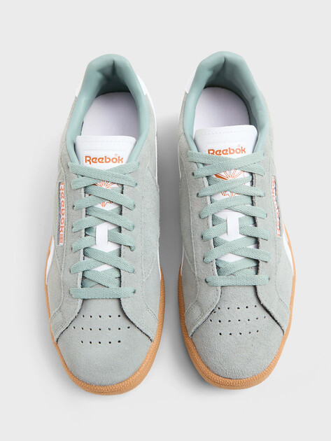 Кеды REEBOK CLUB C GROUNDS UK, Артикул CLUB C GROUNDS UK, серо-зеленый | 4806050. Ракурс 4