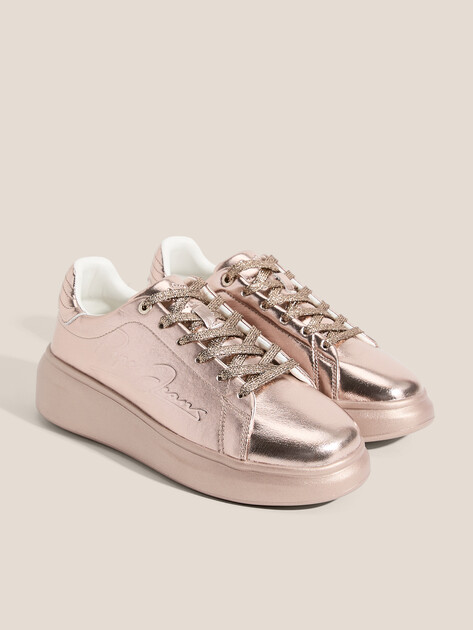 Женские кеды PEPE JEANS YARA STARS W, Артикул PLS000001, бронзовый | 4808629. Ракурс 2