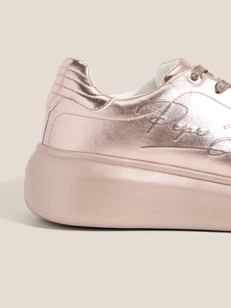 Женские кеды PEPE JEANS YARA STARS W, Артикул PLS000001, бронзовый | 4808629. Ракурс 3