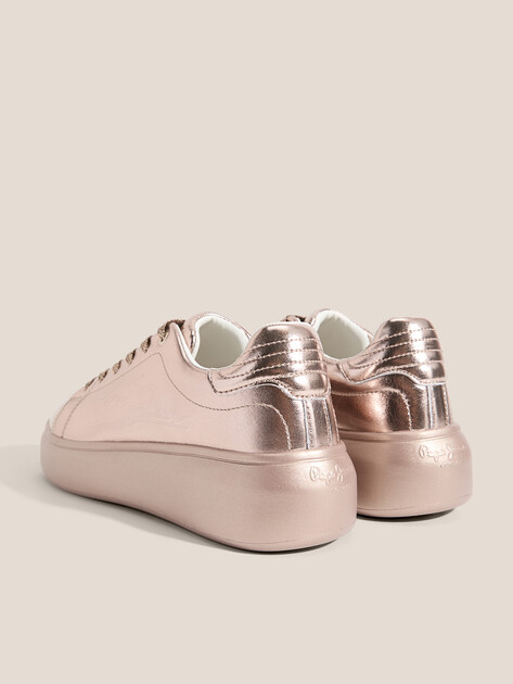 Женские кеды PEPE JEANS YARA STARS W, Артикул PLS000001, бронзовый | 4808629. Ракурс 5