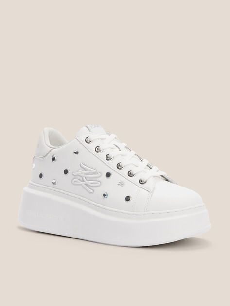 Женские кеды KARL LAGERFELD, Артикул KL63528(K), белый | 4809793. Ракурс 2 Женские кеды KARL LAGERFELD, Артикул KL63528(K), белый | 4809793. Ракурс 2
