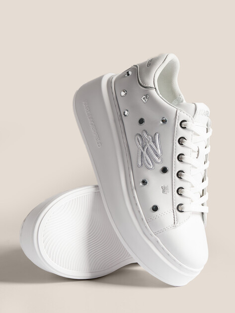 Женские кеды KARL LAGERFELD, Артикул KL63528(K), белый | 4809793. Ракурс 5 Женские кеды KARL LAGERFELD, Артикул KL63528(K), белый | 4809793. Ракурс 5