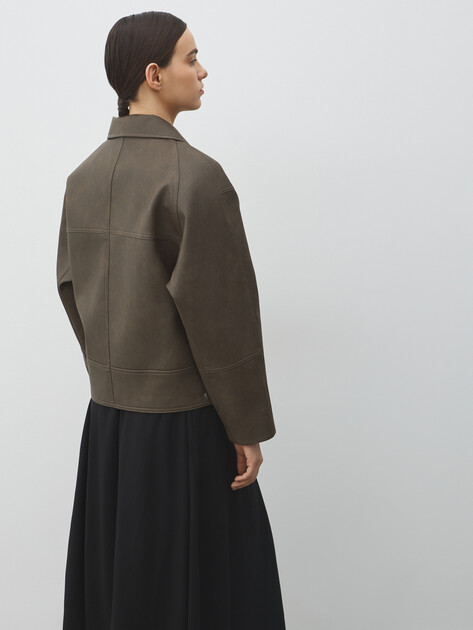 Женская куртка MAISON DAVID, Артикул MELISSA_OU1-DR, серовато-коричневый | 4810646. Ракурс 4 Женская куртка MAISON DAVID, Артикул MELISSA_OU1-DR, серовато-коричневый | 4810646. Ракурс 4