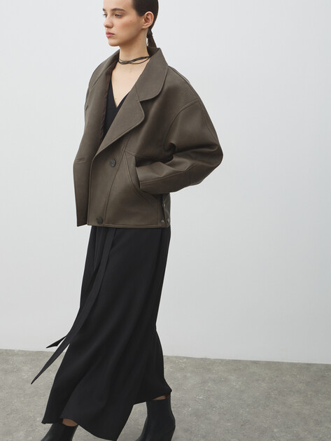 Женская куртка MAISON DAVID, Артикул MELISSA_OU1-DR, серовато-коричневый | 4810646. Ракурс 5 Женская куртка MAISON DAVID, Артикул MELISSA_OU1-DR, серовато-коричневый | 4810646. Ракурс 5