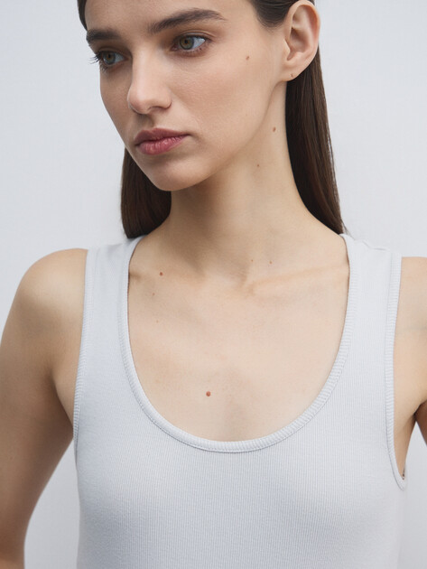 Женская майка MAISON DAVID, Артикул SOLANGE, серый | 4810767. Ракурс 3