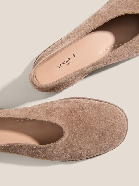 Балетки TENDANCE, Артикул GL259-01, серо-коричневый | 4812981. Ракурс 3 Балетки TENDANCE, Артикул GL259-01, серо-коричневый | 4812981. Ракурс 3