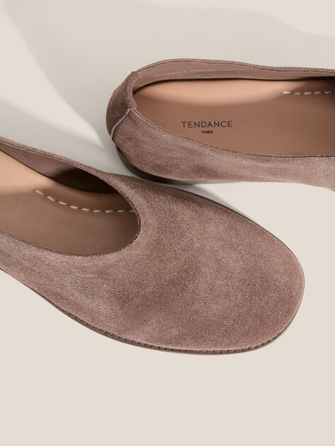 Балетки TENDANCE, Артикул GL259-01, серовато-коричневый | 4812988. Ракурс 3 Балетки TENDANCE, Артикул GL259-01, серовато-коричневый | 4812988. Ракурс 3