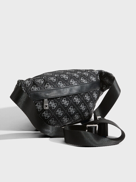 Мужская поясная сумка GUESS BERLIN BUMBAG M, Артикул HMBENPP6156, черный | 4814125. Ракурс 3