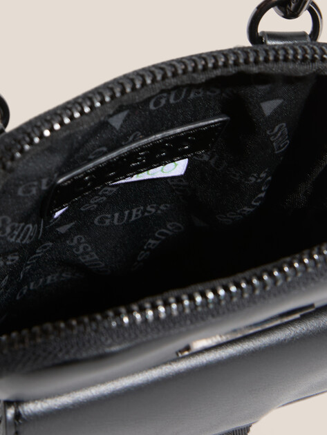 Мужская сумка для смартфона GUESS BOSTON PHONE CASE, Артикул HMBOCAP6142, черный | 4814140. Ракурс 4