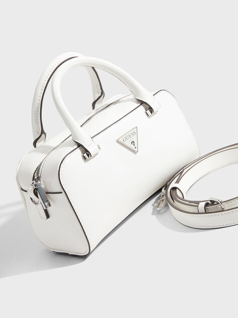 Женская сумка  GUESS ARNELA MINI SATCHEL, Артикул HWNY9496740, белый | 4814473. Ракурс 2