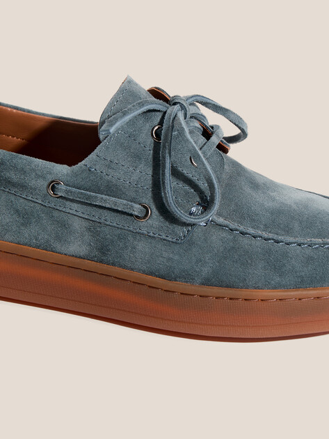 Женские Топсайдеры Maison david TM3075F-25 зелено-серый