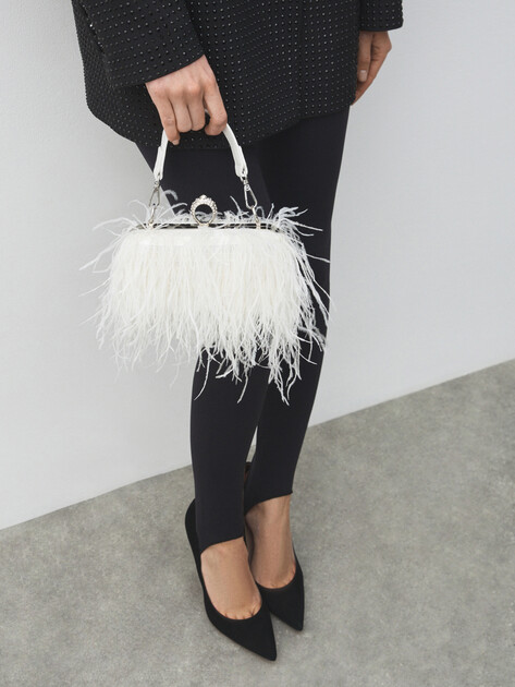 Клатч TENDANCE, Артикул SYZ25039, молочно-белый | 4819011. Ракурс 5 Клатч TENDANCE, Артикул SYZ25039, молочно-белый | 4819011. Ракурс 5