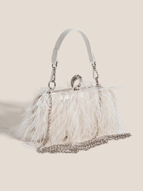 Клатч TENDANCE, Артикул SYZ25039, молочно-белый | 4819011. Ракурс 3 Клатч TENDANCE, Артикул SYZ25039, молочно-белый | 4819011. Ракурс 3