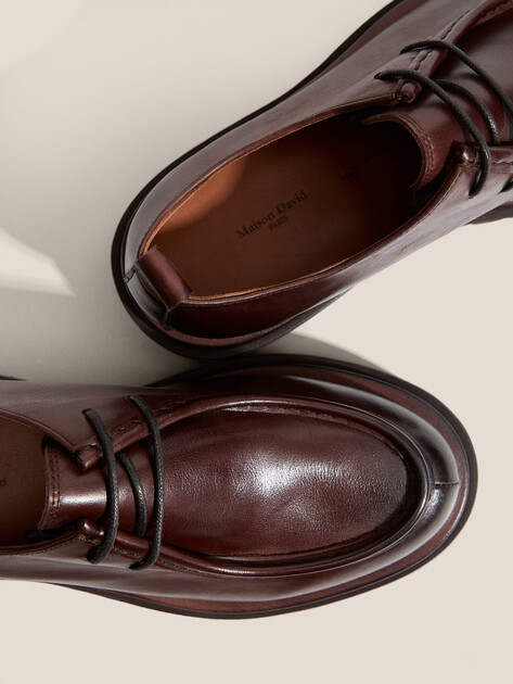 Женские полуботинки MAISON DAVID, Артикул TM3598D-1, коричневый | 4819371. Ракурс 3