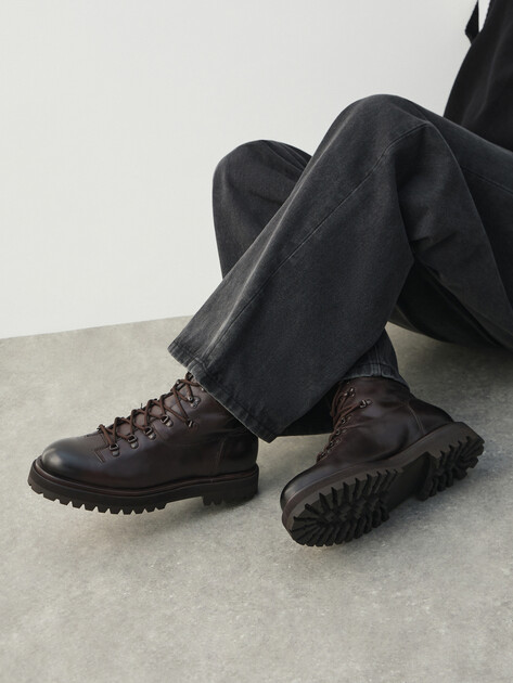 Мужские Ботинки Maison david TMH3604D-1 темно-коричневый