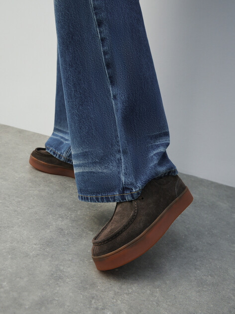 Женские полуботинки MAISON DAVID, Артикул TM3069F-9M, серо-коричневый | 4820978. Ракурс 6