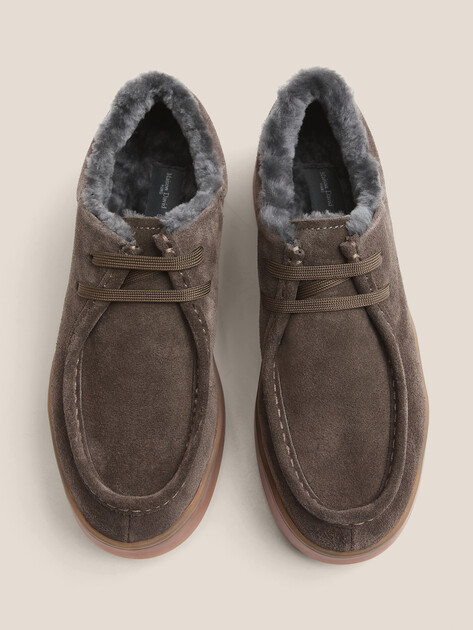 Женские полуботинки MAISON DAVID, Артикул TM3069F-9M, серо-коричневый | 4820978. Ракурс 4