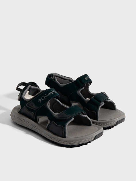 Мужские сандалии COLUMBIA KONOS HIKER 3-STRAP, Артикул 2121571, черный | 4821104. Ракурс 2