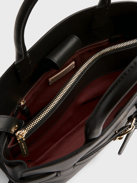 Женский тоут COCCINELLE HANDBAG SMOOTH LEATHER / NOIR, Артикул E1 TLA 18 04 01, черный | 4822302. Ракурс 4