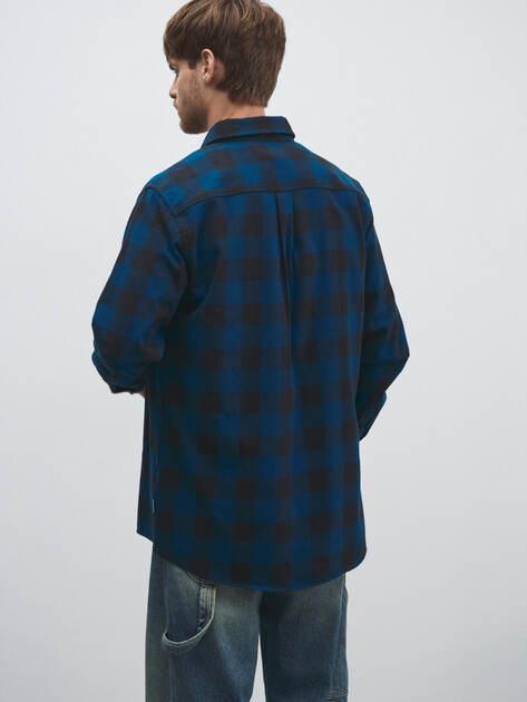 Мужская рубашка LEE COOPER, Артикул LC-SHIRT-060MFW, темно-синий | 4826228. Ракурс 4