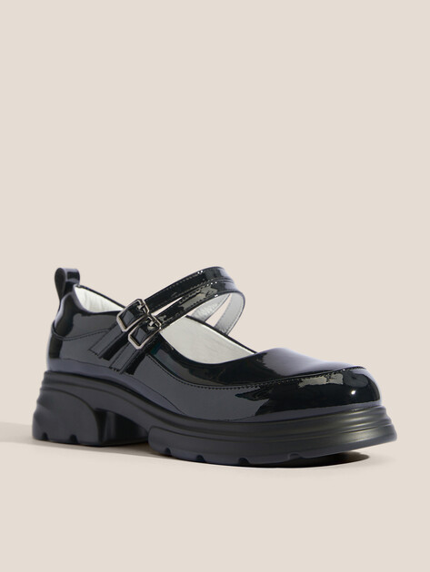 Детские туфли мэри-джейн KAPIKA, Артикул 231145п-1, черный | 4829005. Ракурс 2