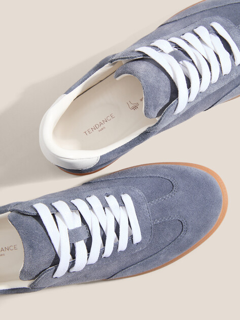 Женские кеды TENDANCE, Артикул HC2510-7, серо-синий | 4833380. Ракурс 3