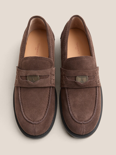 Женские лоферы TENDANCE, Артикул YS-58136A-1, шоколадный | 4834339. Ракурс 4