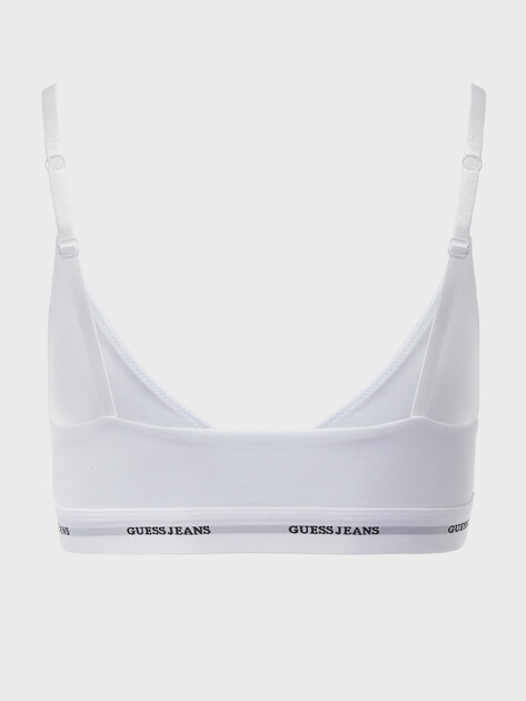 Женский бюстгальтер GUESS JEANS GJ TRIANGLE, Артикул W4BZ32KBBU1, белый | 4837156. Ракурс 2