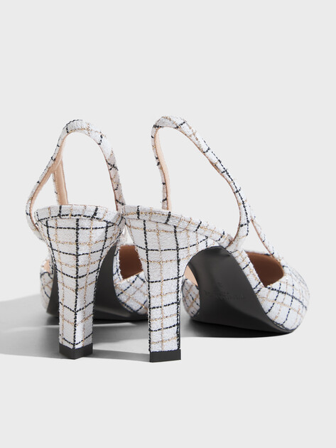 Женские туфли с открытой пяткой (слинг-бэк) TENDANCE, Артикул RL823-3, белый | 4838786. Ракурс 5