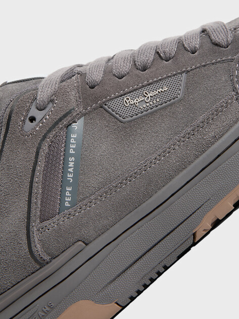 Мужские кеды PEPE JEANS CHESTER EAST M, Артикул PMS000026, темно-серый | 4839485. Ракурс 3