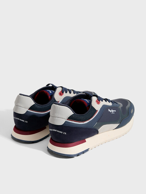 Мужские кроссовки PEPE JEANS BEXLEY URBAN M, Артикул PMS400022, темно-синий | 4839595. Ракурс 5