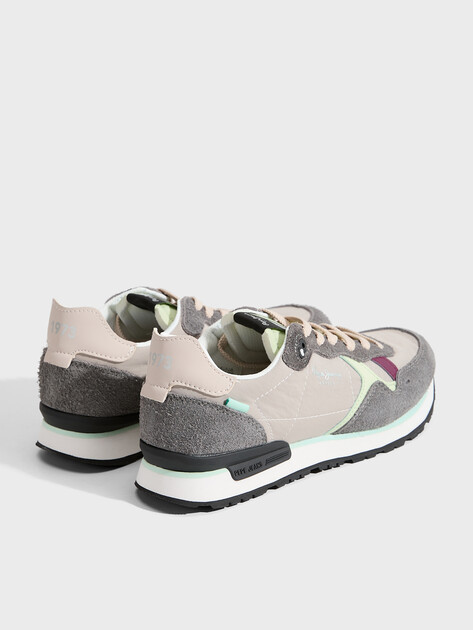 Женские кроссовки PEPE JEANS BRIT AIR W, Артикул PLS400006, темно-серый | 4839673. Ракурс 5