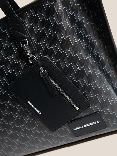 Женский тоут KARL LAGERFELD k/voyage tote, Артикул A1W30183, черный | 4840492. Ракурс 2