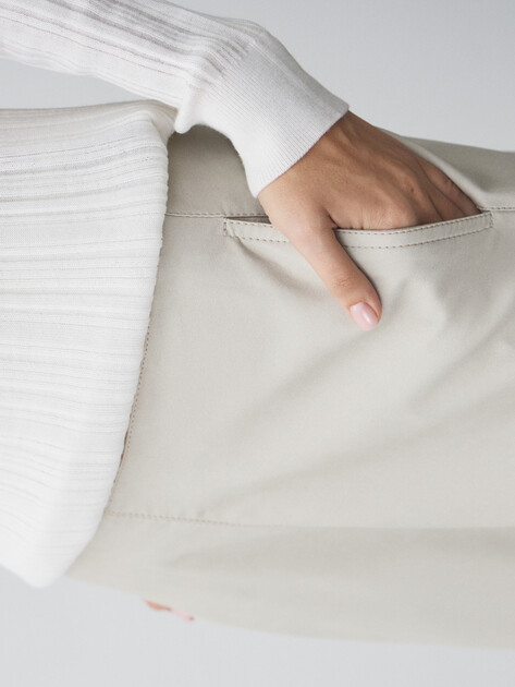 Юбка мини MAISON DAVID, Артикул NINA_DR, серо-бежевый | 4840603. Ракурс 3