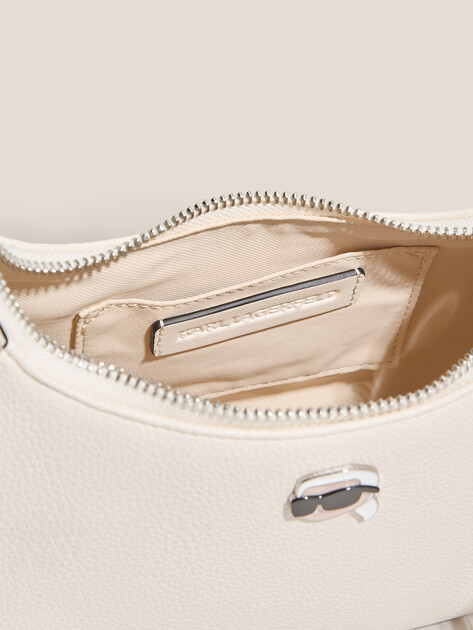 Женская сумка  KARL LAGERFELD ikon grainy round shoulderbag, Артикул A3W30107, белый | 4842976. Ракурс 4