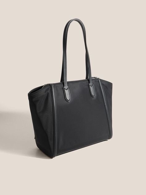 Женский тоут KARL LAGERFELD ikon nylon e/w tote, Артикул A3W30117, черный | 4843311. Ракурс 3