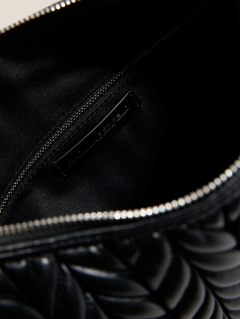 Женская сумка  KARL LAGERFELD k/weave hobo, Артикул A3W30147, черный | 4843567. Ракурс 4