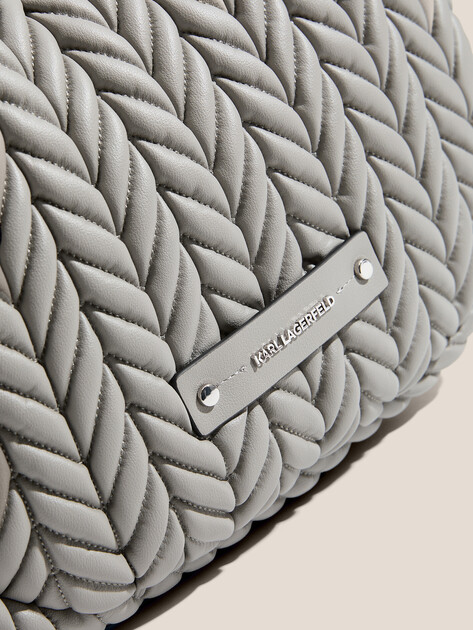 Женская сумка KARL LAGERFELD k/weave hobo, Артикул A3W30147, серый | 4843569. Ракурс 2 Женская сумка KARL LAGERFELD k/weave hobo, Артикул A3W30147, серый | 4843569. Ракурс 2