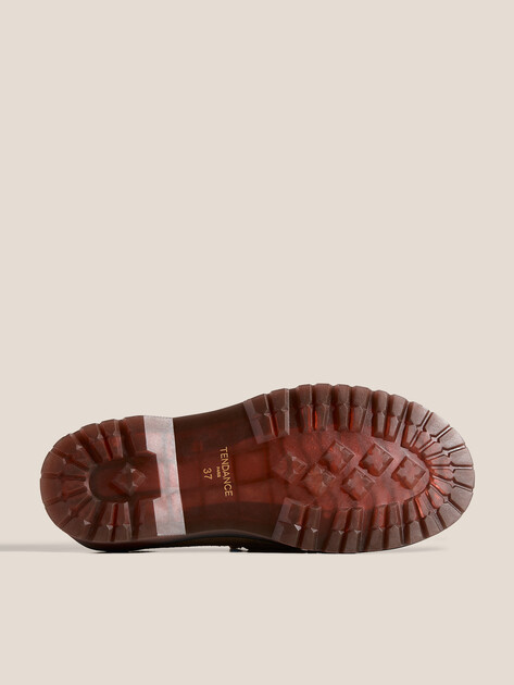 Женские лоферы TENDANCE, Артикул RS-X6001-2-1, бежево-коричневый | 4844328. Ракурс 6