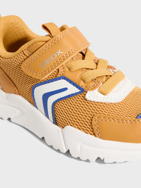 Детские кроссовки GEOX J LOFTUS BOY, Артикул J55MQB, желтый | 4845715. Ракурс 3