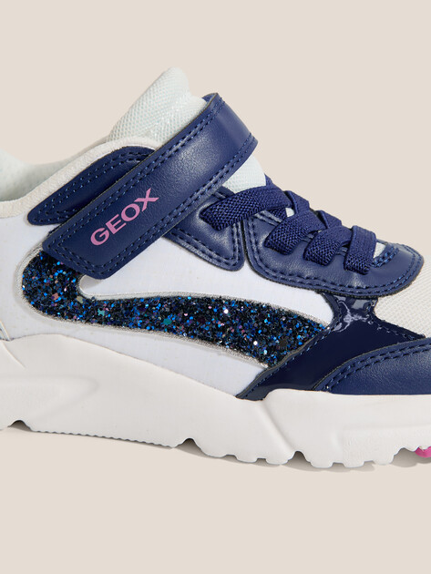 Детские кроссовки GEOX J LOFTUS GIRL, Артикул J46M2A, белый | 4845743. Ракурс 3