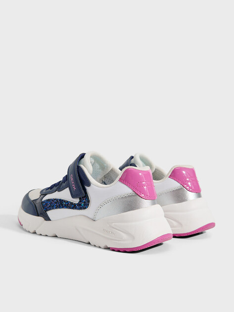 Детские кроссовки GEOX J LOFTUS GIRL, Артикул J46M2A, белый | 4845743. Ракурс 5