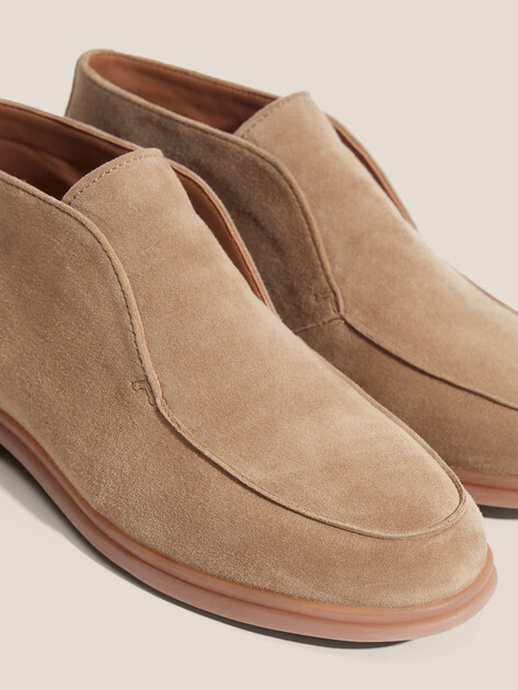 Женские высокие лоферы MAISON DAVID, Артикул TMH3269D-5, бежевый | 4848111. Ракурс 3